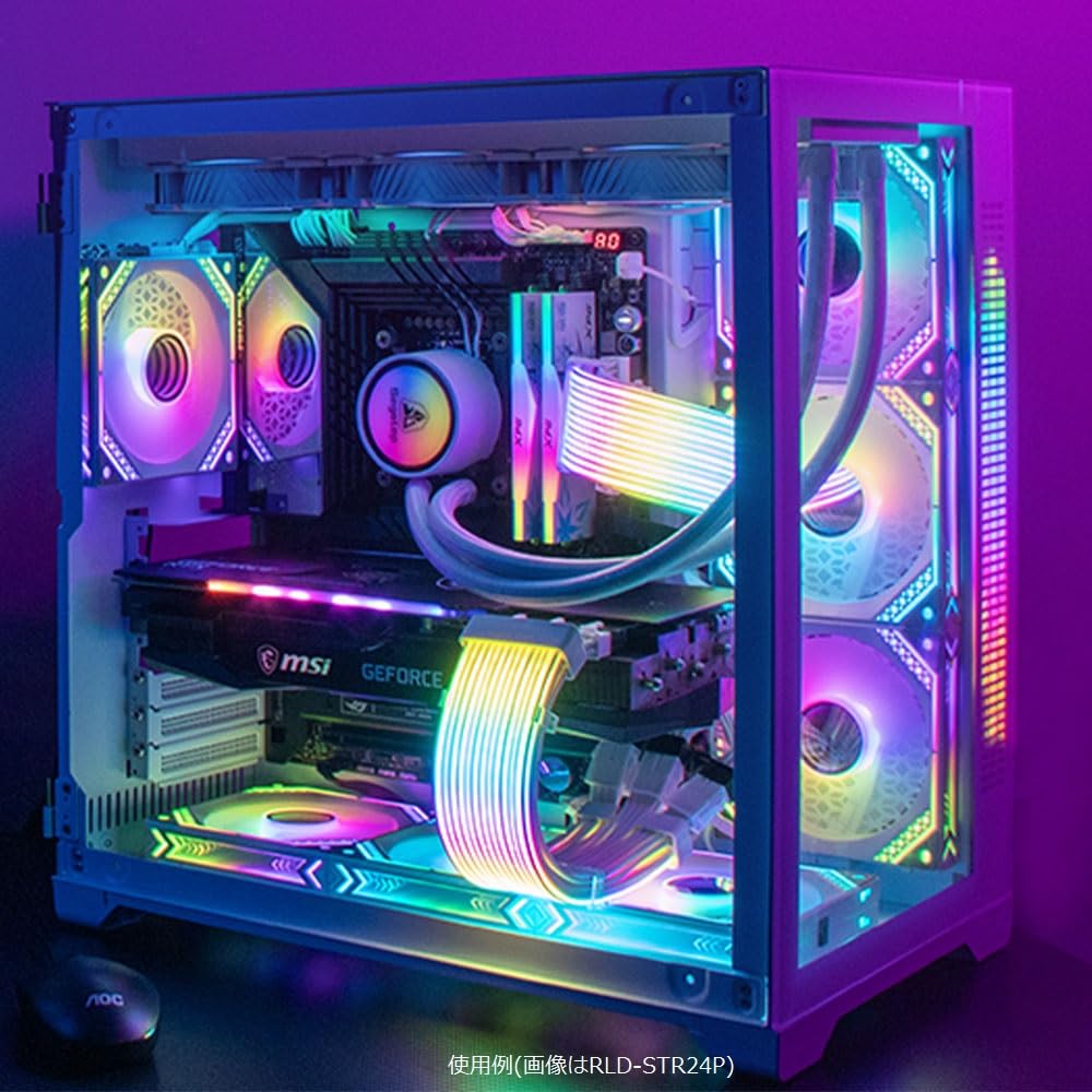 Inex ARGB LED Cover for Internal X Pin Cable 12VHPWR/2 8/8/6 RLD-STR16P