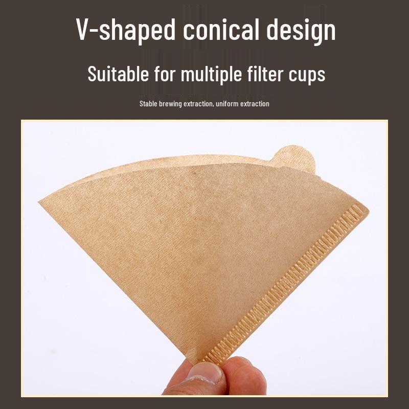 Conical Coffee Filter Paper for Pour-Over Brewing