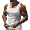 Men Solid Color I Shaped Fitness Training Gym Workout Sports Sleeveless Tank Top