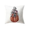 Skull Pumpkin Throw Pillow Cover Halloween Theme    Sofa Chair Bed Cushion  Home Decor  Pillow Cases  Throw Pillows