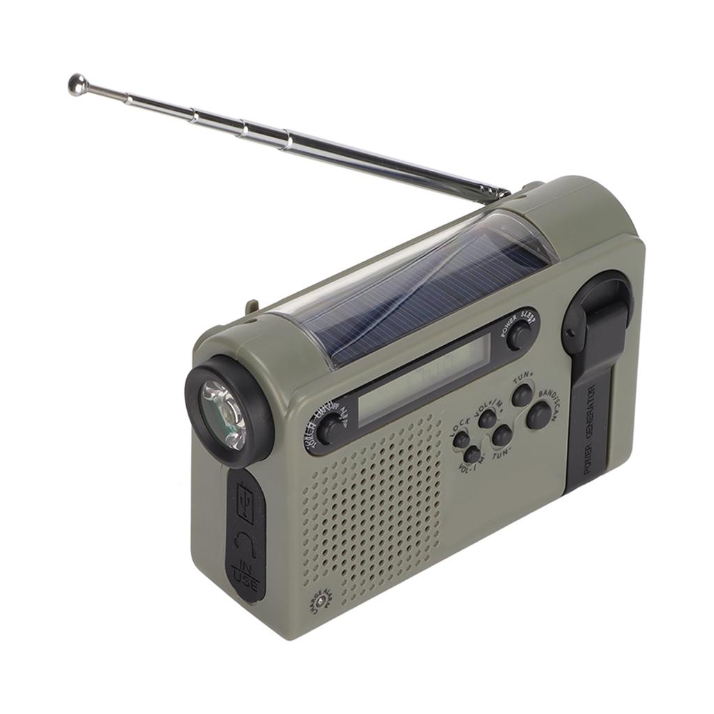 Notradio Tragbarer SOS-Alarm Große Speicherkapazität FM AM SW Solarladung Vollband