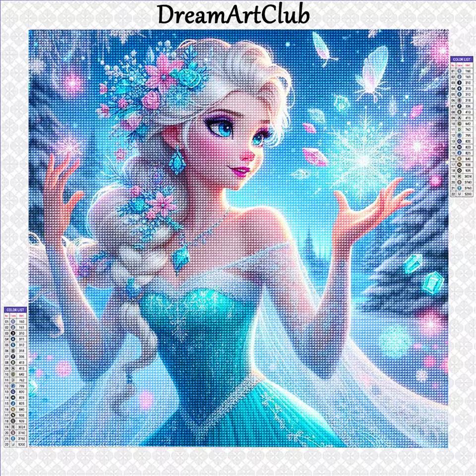 

Набор для алмазной мозаики Disney 5D DIY Алмазная вышивка Крестик Ручная работа Искусство Подарок Поделки Декор для дома Round 20x20cm