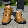 Autumn/Winter Men's Martin Boots, Mid- and Low-Top Casual Ankle Boots, British Style, Versatile Men's Casual Shoes with Side Zippers