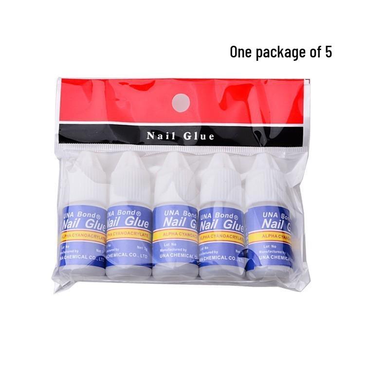 Nail Glue for Press-ons & Art: 10 Pack 2g Bottles, No UV Needed, Long-Lasting & Waterproof