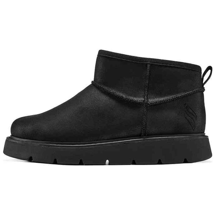 Skechers Comfortable Versatile Short Boots Women boots Black 169018-BBK 35