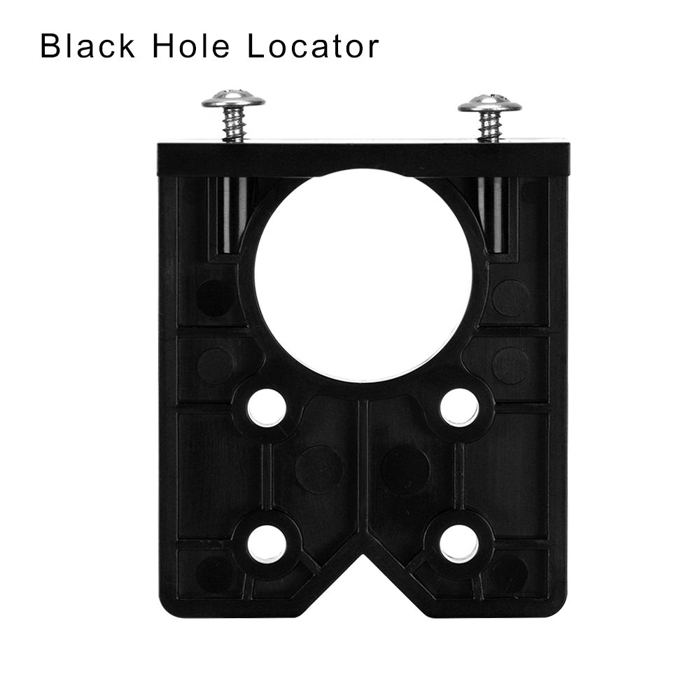 

Tool Parts Door Hole Opener Guide Locator Hinge Hole Drilling Drill Bits Hinge Drilling Jig Black Hole Locator