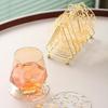 Gold Foil Decor Cup Mat Heat Insulation Cup Pad Non-Slip Tea Cup Mat Dining Table Cup Coaster Drink Cup Mat Tea Coasters
