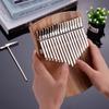 17-Key Thumb Piano Kalimba Camphorwood C Tone with Carry Bag Music Book Musical Scale Stickers