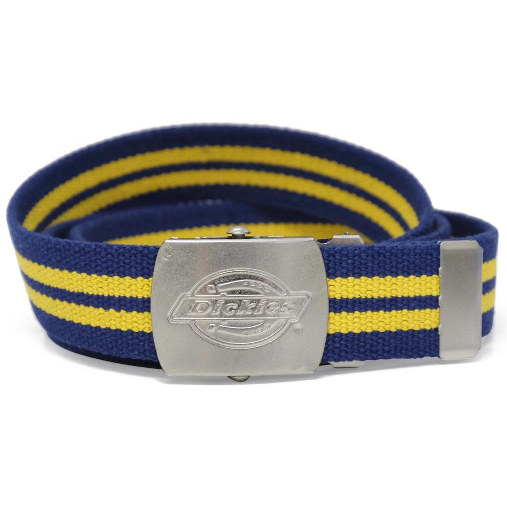 Dickies Belt Casual Belt 32mm Acrylic Poly Gacha Belt Navy x Yellow Men's