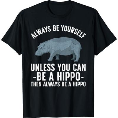 Grappig Nijlpaard Ontwerp Voor Mannen Vrouwen Peuters Nijlpaard Liefhebber T-shirt