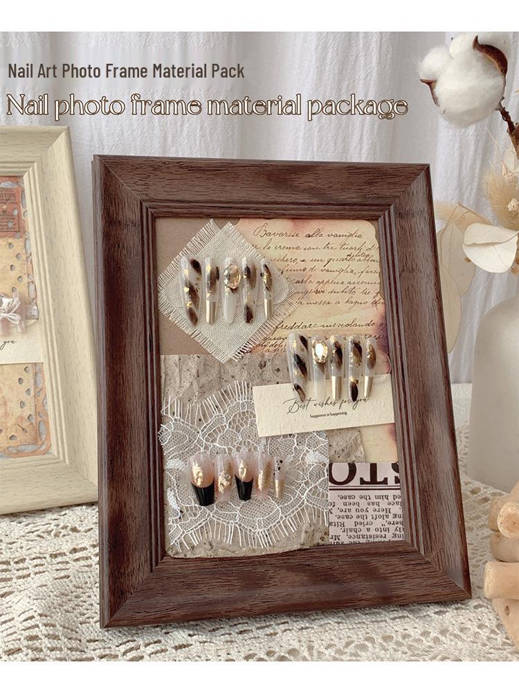 7-Inch DIY Nail Art Display Frame & Journal Stand