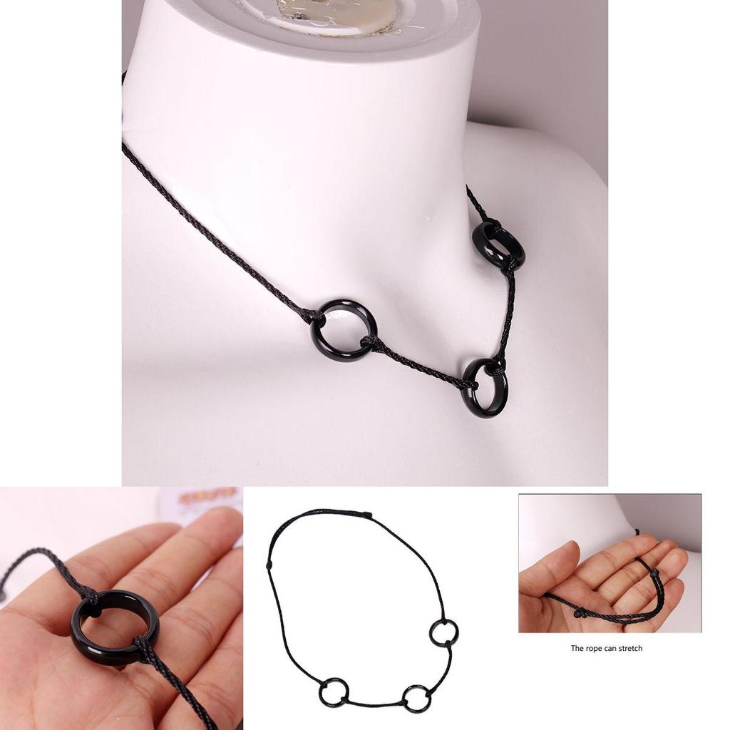 Fashionable Anime Naruto Uchiha Itachi Necklace With Unique Three Ring Pendant