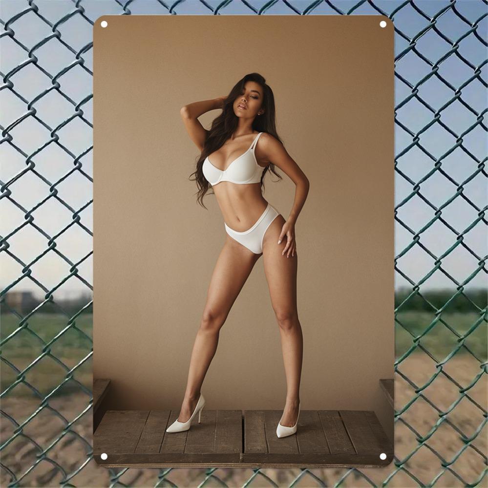 Vintage Aluminum Sign Wall Decor - Retro Art 2D Plaque for Home Garden Bar Cafe Office Indoor Outdoor Room Decoration Gift