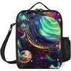 Galaxie Astronaut Potisk Moderní Izolovaná Obědová Taška Opakovaně Použitelný a Přenosný Obědový Box Nádoba na Jídlo pro Unisex Děti do Školy Piknik