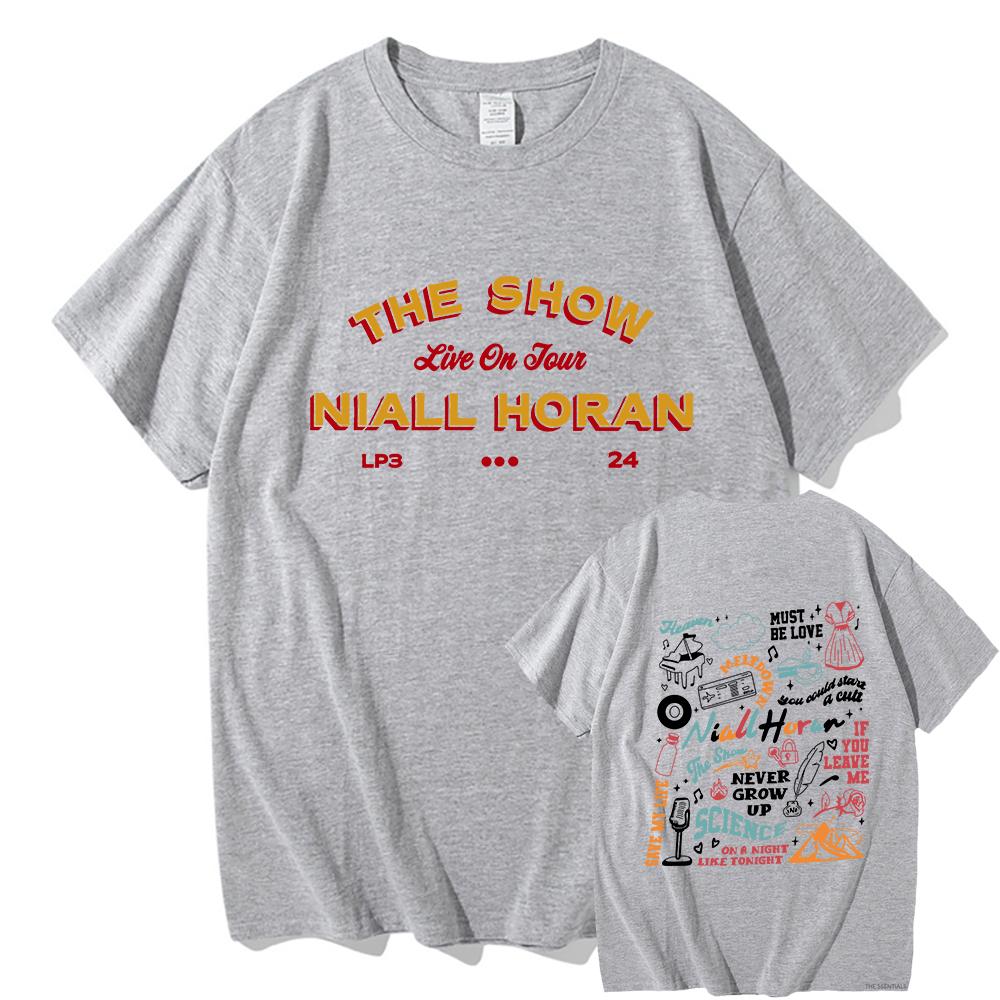 

New Album The Show Live on Tour T Shirt Fashion UnisexWomen Harajuku Niall Horan TShirt Unisex High Quality Cotton Tee Shirt 4XL