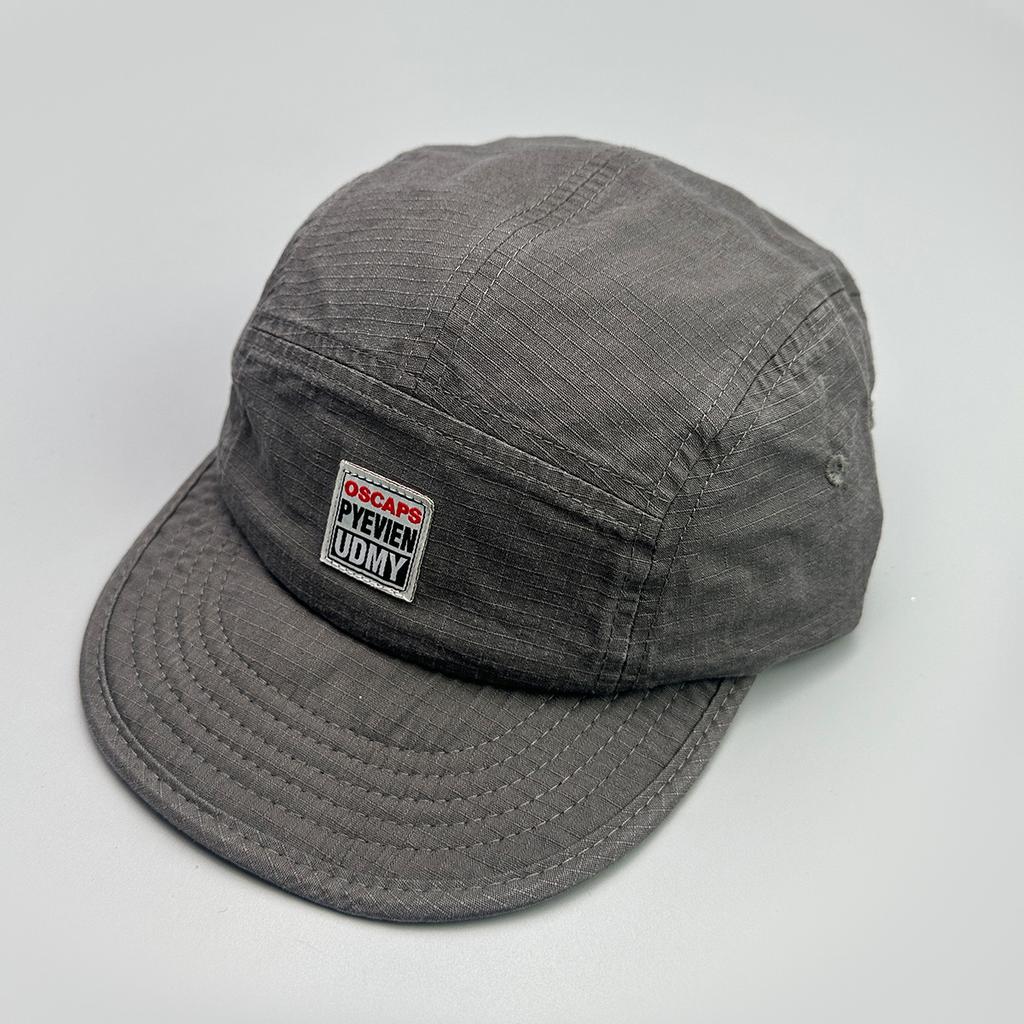 American Alphabet Patch Solid Color Short Brim Baseball Hat Men'S And Women'S Retro Soft Top Shade Cap