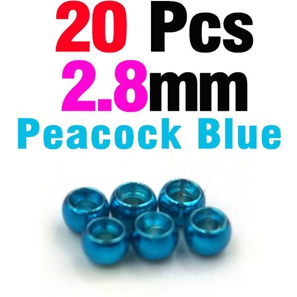 MNFT 20Pcs Brass Fly Tying Bead Beads Fly Fishing Materials Size 2mm 2.4mm 2.8mm 3.2mm 3.4mm 3.8mm