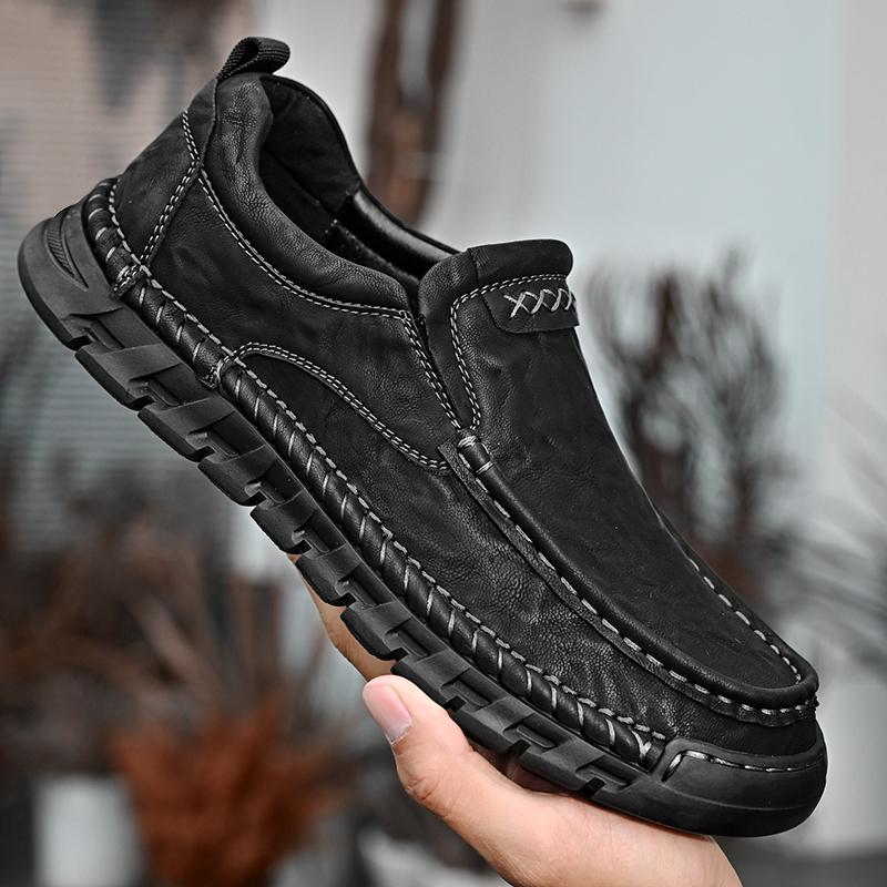 Scarpe casual classiche fatte a mano in pelle Mocassini da uomo Mocassini comodi Scarpe basse da uomo Scarpe da uomo in vera pelle
