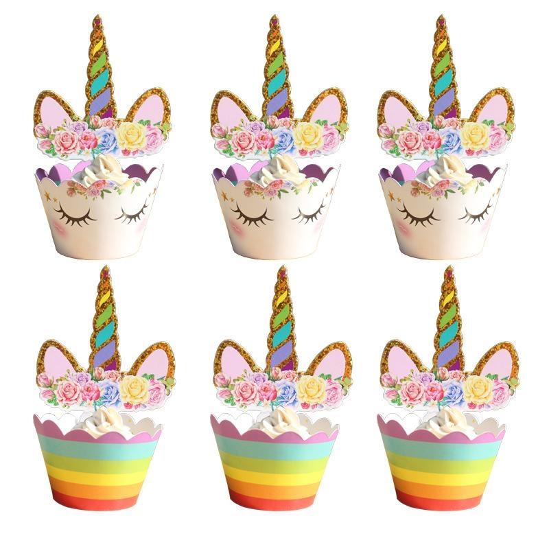 Unicorn Hair Wrappers + Unicorn Spades 24 Pcs