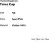 Thisisneverthat Times Cap Ivory Pink