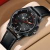 New Men'S Belt Watch European And American Business Style Simple Calendar Quartz Waterproof Luminous Large Dial