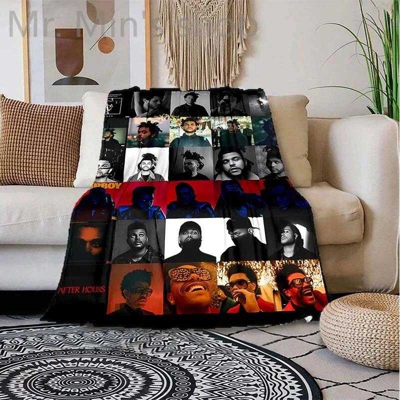 The Weeknd - Manta for the Singer The Weeknd Print Blanket Home travel blanket throw blanket thin blanket Warm blanket