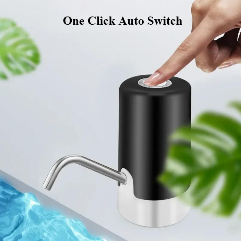 Drinking Water Dispenser Portable Electric Water Bottle Pump USB Charging Automatic Drainage Machine for Home Office Outdoor