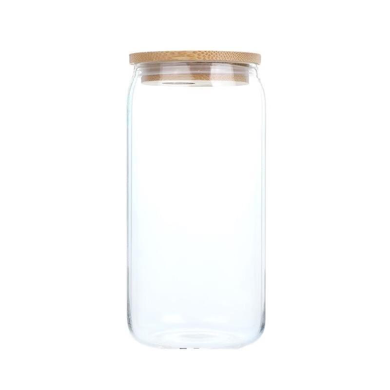 Shangqi 16oz Double-Walled Glass Tumblers with Straws (Set of 3)