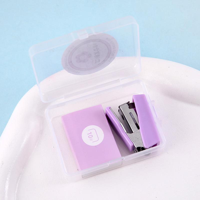 Colorful Cartoon Mini Stapler - Cute and Portable for Office Supplies