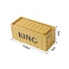 New Container Mini Iron Box Small Container Model Storage Box Creative Desktop Ornament Storage Rack Multi-Functional Metal Box
