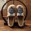 Trendy Ethnic Style Round Toe Cotton Linen Flat Shoes