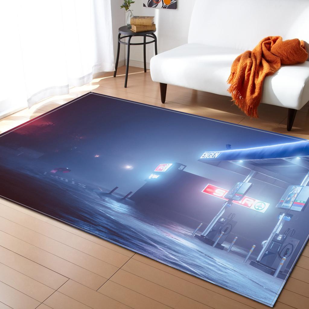 Creative Living Room Carpet Bedroom Dining Room Floor Mat Pattern Size