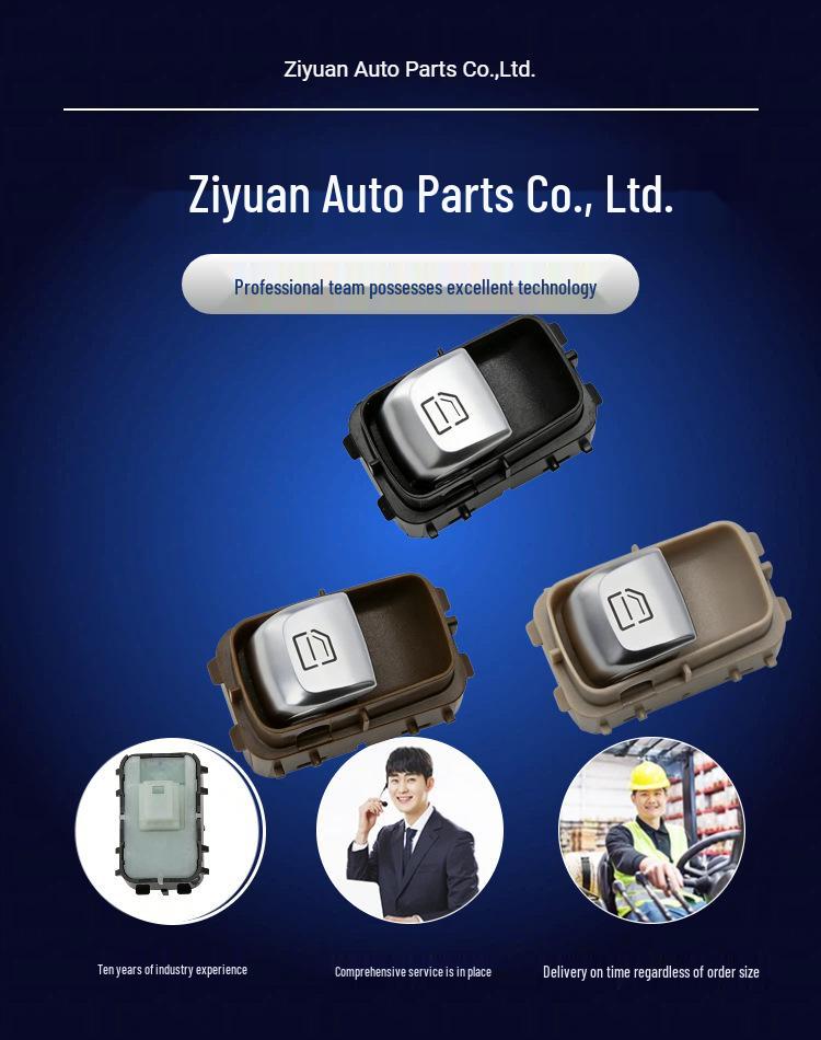 Compatible Mercedes-Benz W205 Power Window Switch for C43, C63, C160 - Electric Window Button A2059051513