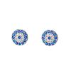 Evil Eye Retro Earrings: Ethnic Style for Women - Mini Japanese & Korean Design