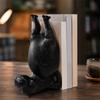 Resin Yoga Pose Hippo Ornament Funny Acrobat Design Yoga Hippo Bookend 10-Inch Tall Support & Stable Build for Home Decoration