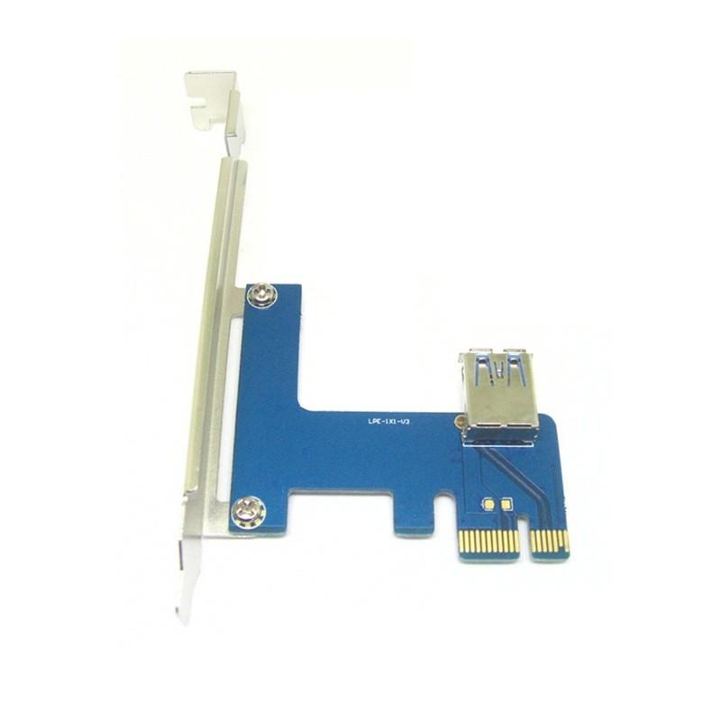 PCI-E 1x Expansion Kit PCI Express 1 To 4 Port PCI Express Switch Multiplier HUB Riser Card PCIE X1 To X16 Adapter For BTC Miner
