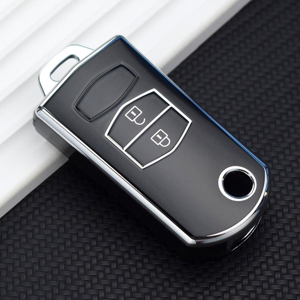 2/3 Buttons TPU Flip Folding Remote Car Key Case Fob For MAZDA 3 5 6 Series M6 RX8 MX5 Shell Hold
