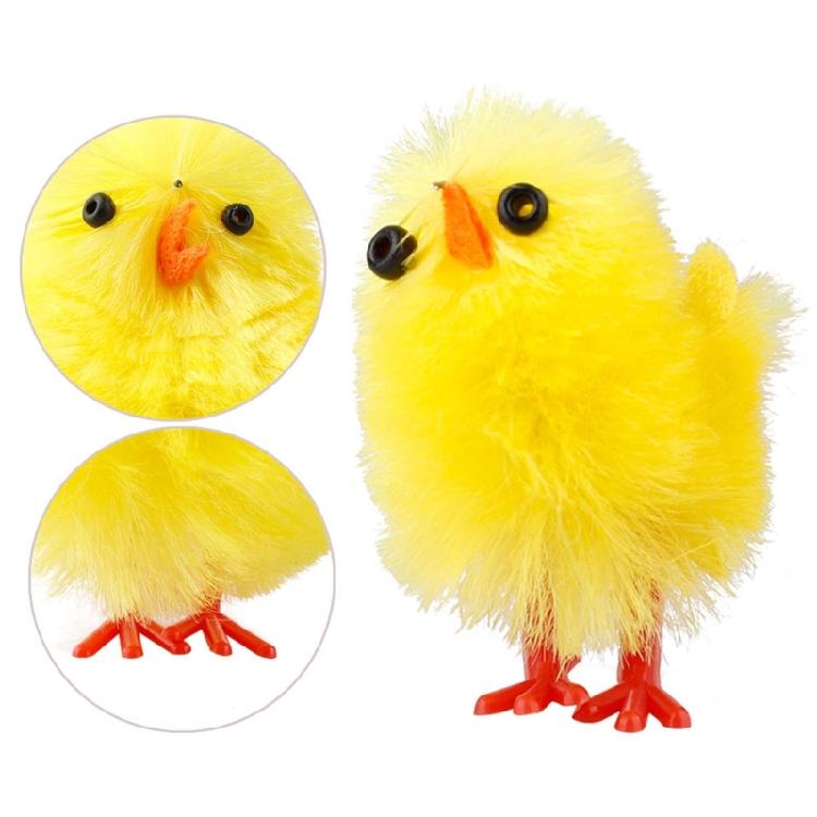 60pcs Easter Mini Fluffy Chicks Surprise Toy for Filling Easter Egg Decoration