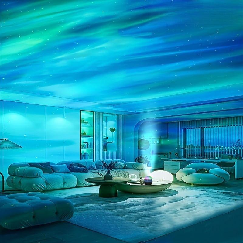 Internet Celebrity Star Light Bedroom Projection Light Water Ripple Bedside Romantic Night Light Northern Lights Gypsy Atmosphere Light