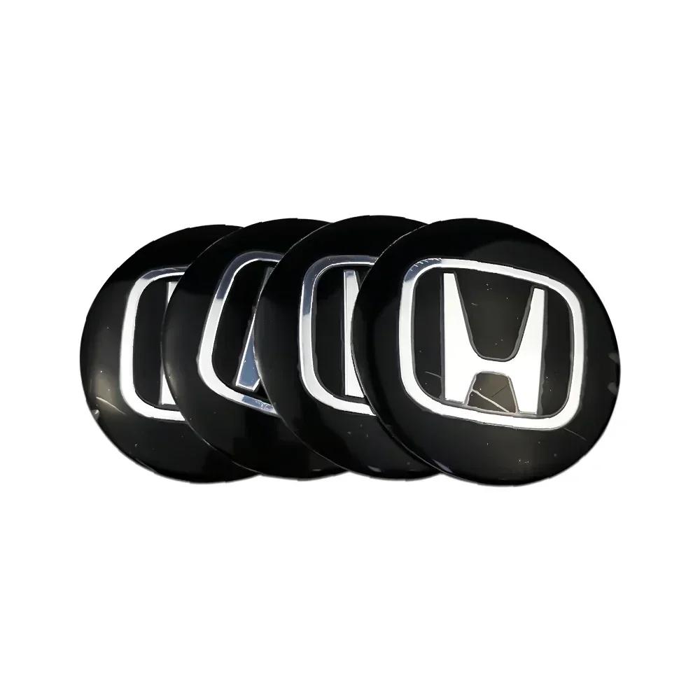 56/60/65mm Car Wheel Center Hub Sticker for Honda Mugen Accord HRV Fit Jazz City Civic Inspire CRV Odyssey Jade Accessories