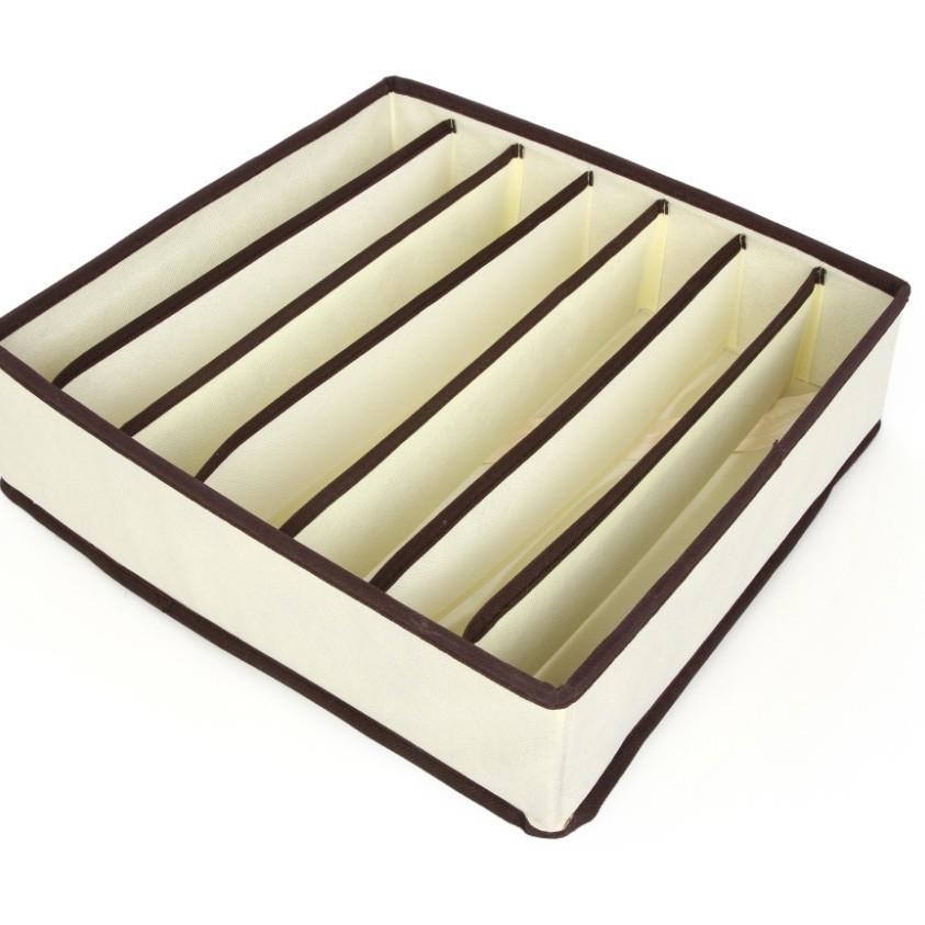 Cotton Linen Storage Box for Underwear, T-Shirts, Pants, Socks, and Bras - Dormitory Organizer