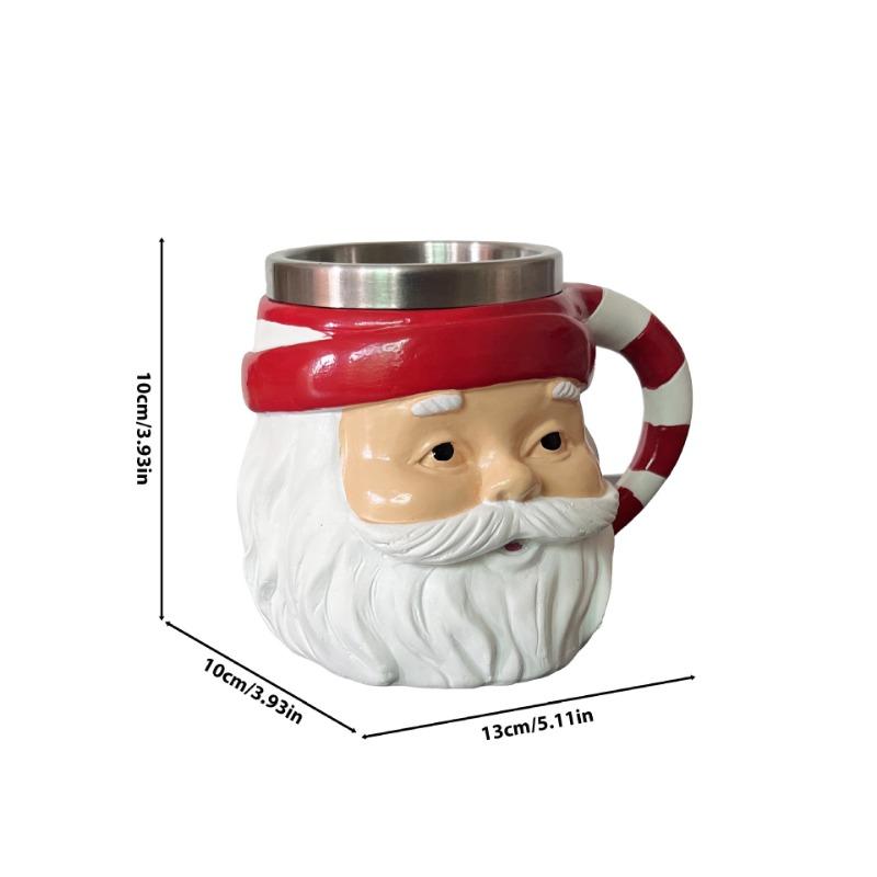 

Рождественские кружки Санта-КлаусаУкрашения для дома и столаРукоделиеОрнаментыПодарки Santa Claus Cup