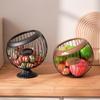 Coffee capsule storage box High-value fruit basket Nordic high-end snack candy storage basket desktop coffee table decoration