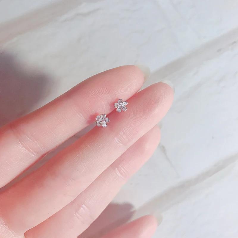 56 Types 925 Silver Zircon Puzzle Star Animal Geometric Stud Earrings for Women Fine Jewelry Minimalist Accessories