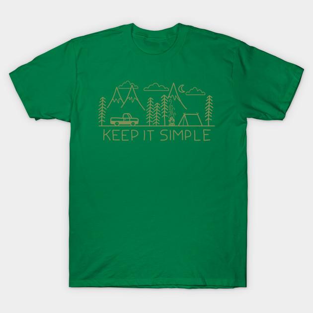 Unisex Mode T-Shirt Camping Print T-Shirt Große Größen S-5XL T-Shirt 100% Baumwolle Oberteile Rundhals Kurzarm T-Shirts