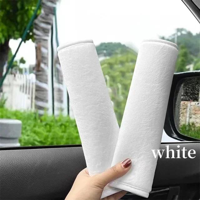 

Universal Comfort Car Seat Belt Shoulder Pads Soft Polyester Protection for Adults Teens Accessories for Cozy Safe Rides Amagi