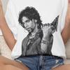 T-shirt Portrait de Prince tenant une guitare | T-shirt Photo Rock Vintage