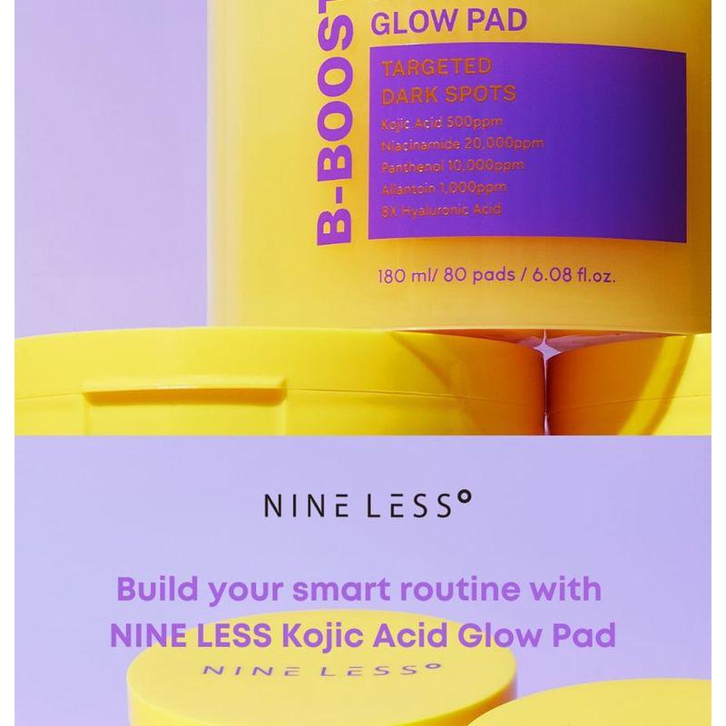 NINELESS - Salviettina Esfoliante B-Boost all'Acido Kojico