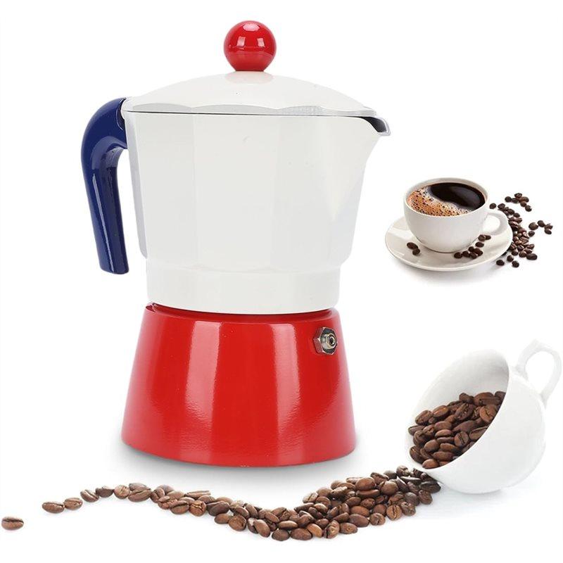 

2025 Trend Aluminum Coffee Maker, 150Ml 3 Cups Stovetop Coffee Pot, Italian Espresso Machine For Outdoor Home Camping