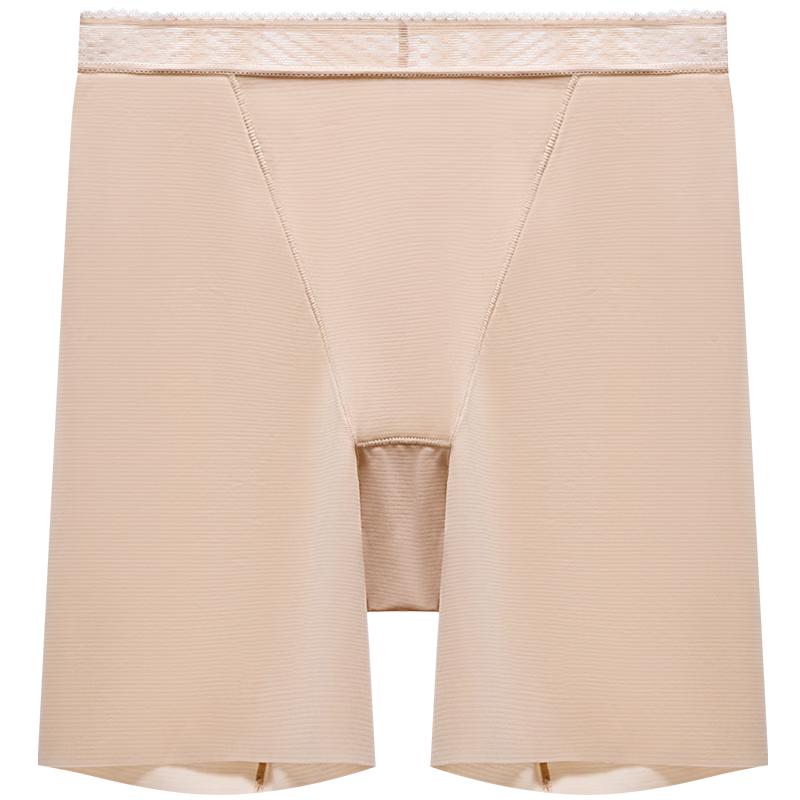 Mybody Women s Seamless Cloud-Feel Lace High-Waist Boy Shorts L
